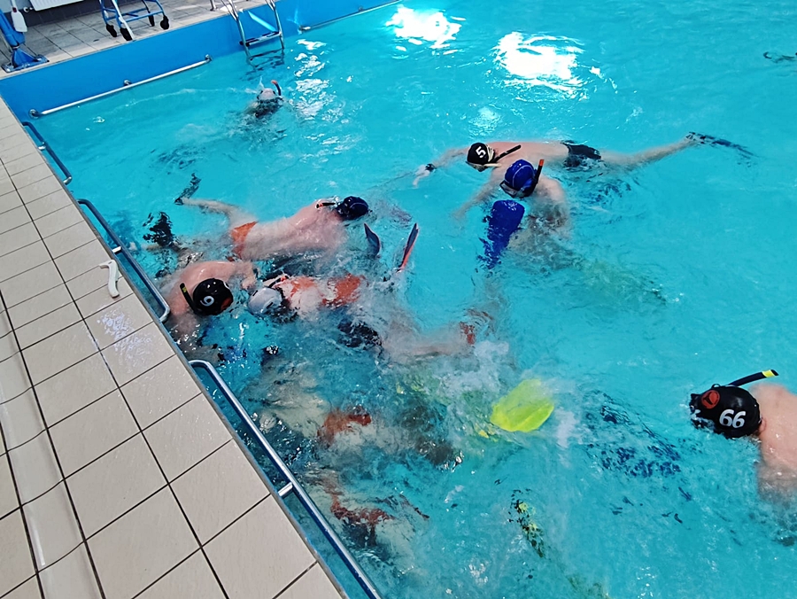 Hokej pod wodą Walenie Siemianowice Śląskie Trening 14 III 2026